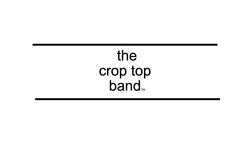 the crop top band logo